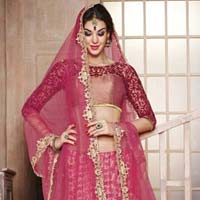 Designed Lehenga Choli with Artistic Embroidery and Designer Blause