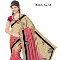 Designer Chiffon Wedding Wear Saree