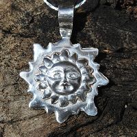 Sun Pendant - Sun Necklace