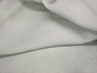 Silver Polyester Chiffon Fabric