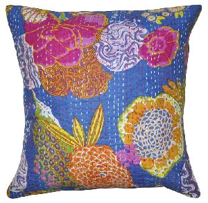 Decorative Kantha Handmade Floral Cushion Covers