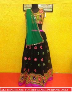 Lehenga Choli with Whitecolor Lahenga and Georgette Fabric - 9204