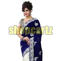 Designer Velvet Brasso Sarees