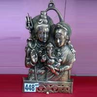 Gunmetal Shiv Parivar Statue