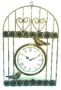 Bird Cage Clock