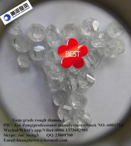 3.0-3.5mm Size Synthetic Rough Diamond