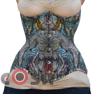 Printed Underbust Corset