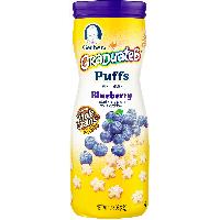 Gerber Graduates Puffs Cereal Snack Blueberry