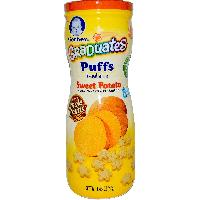 Gerber Graduates Puffs Cereal Snack Sweet Potato