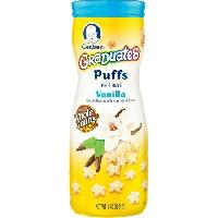 Gerber Graduates Puffs Cereal Snack Vanilla