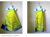Dress Yellow Rose Print ALine