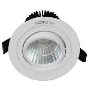 COMPACT 10 W SOLITAIRE LED COB ROUND WITH LENS