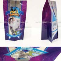 cat food bags with side gusset and center seal