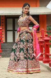 Mehandi / Cocktail Lehenga