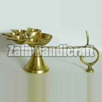Panch Aarti Brass Diya