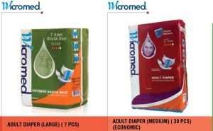 Disposable Adult Diapers, Brand Name : Wicromed, Age Group : 10-90