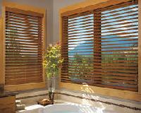window wooden blinds