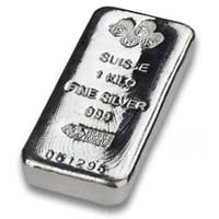 1 kg Silver Bars Pamp