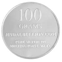 100 Gram Silver Coin