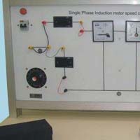 Load Test Single Phase Induction Motor Study Control Panel