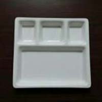 4 Partition Square Plates
