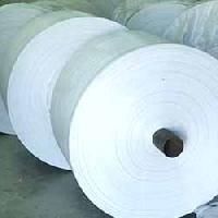 Plain Polypropylene PP Woven Roll, Color : White