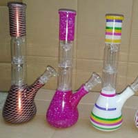 Smoking Water Pipe With Double Percolater