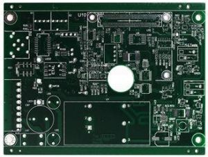Lead-free HASL PCB With Halogen-free Solder Mask, 4-mil Line Width, 1o