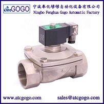 200bar 2 Way Stainless Steel Solenoid Valve For Air Water Oil