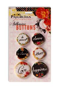 Papericious Adhesive Buttons