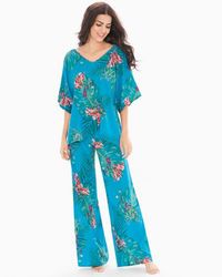 Short Sleeve Chiffon Pajama Set