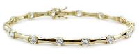 Gold Diamond Bracelet - Dbr 002