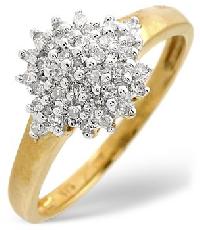 Gold Diamond Ring - Dr 004