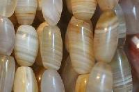 Banded  Agate Oval Beads