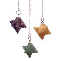 Merkaba (star) -Pendulums Gemstone