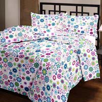Abstract Printed Cotton AC Single Bed Blanket