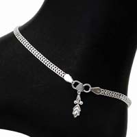 silver anklets