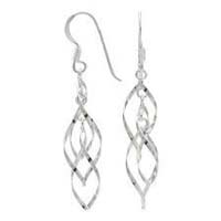 silver earrings