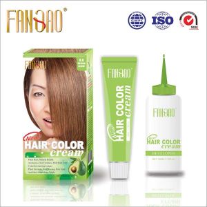 Natural Looking Shiny Permanent Hair Color Cream