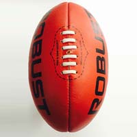 Robust Leather Rugby Ball