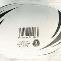 Zebra Print Rugby Ball