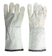 Long Finger Leather Gloves