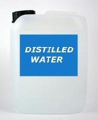 distilled water