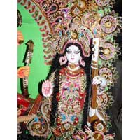 Fiberglass Sarasawati Idol