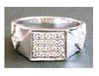 White Gold Diamond Ring GRWA001