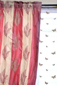 Embroidered Silk Curtain