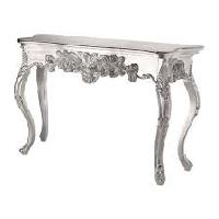 white metal furniture