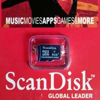SCANDISK 4GB MEMORY CARD