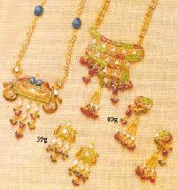 gold necklace set GNS-01