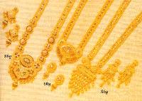 gold necklace set GNS-012